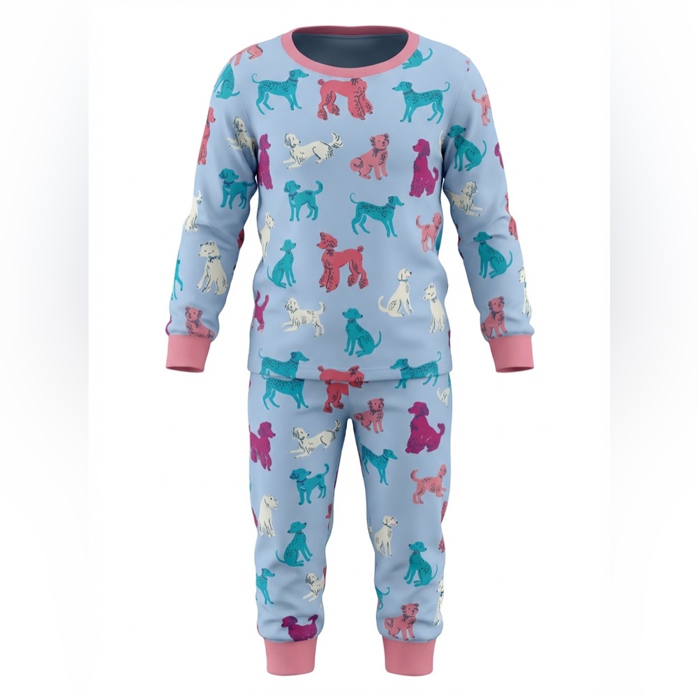 Hatley Dog Print Pajama Set – Size 4